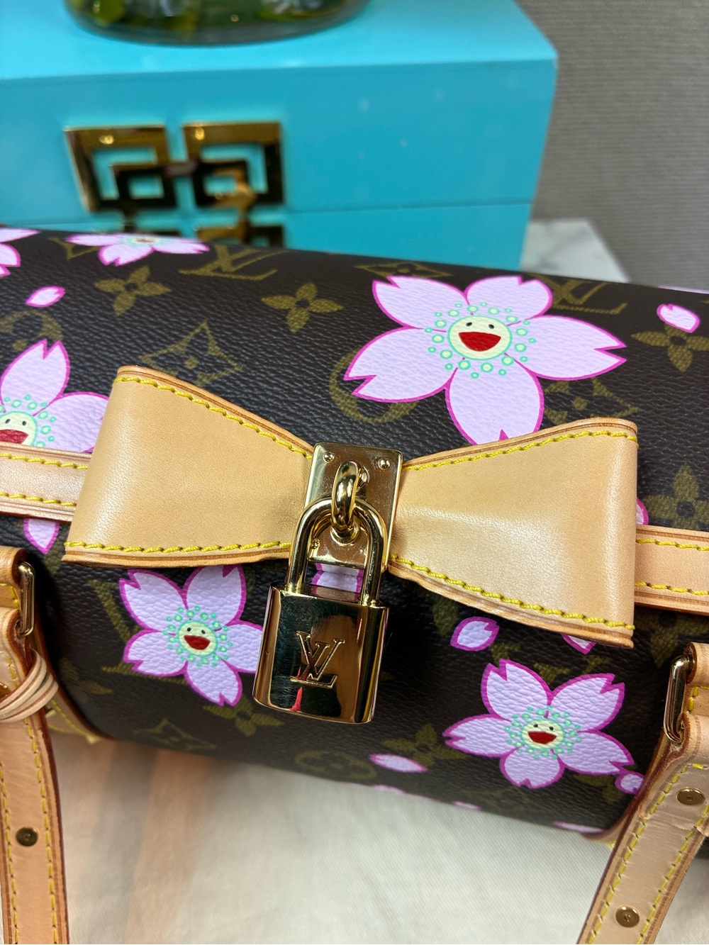 Louis Vuitton LV Murakami Cherry Blossom Papillon Bag - 2003 Fantastic Condition - Picture 7 of 16